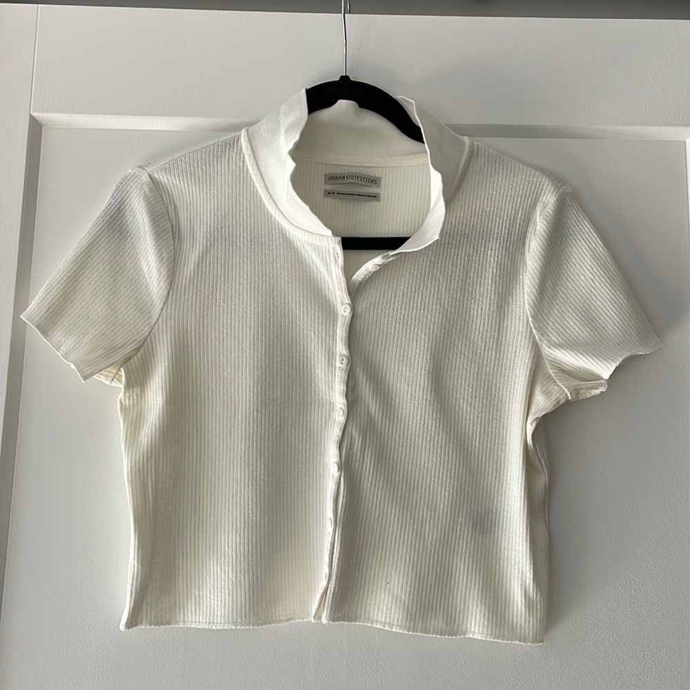 Urban Outfitters Short Sleeve Crop Top